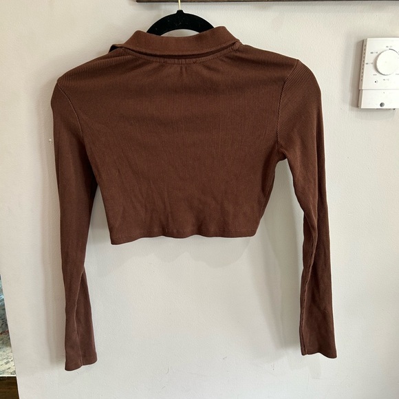 ZARA BROWN LONG SLEEVE! - Picture 3 of 3